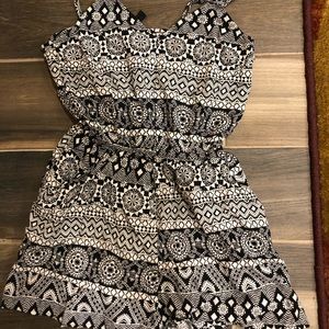 Black and White Romper